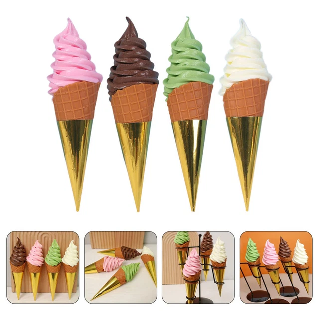 4 pz simulazione gelato finta gioco cucina giocattolo cibo dessert bambino