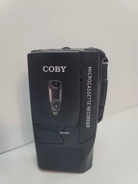 Coby Microcassette CXR123 Voice Recorder Variable Speed VAS TESTED Works