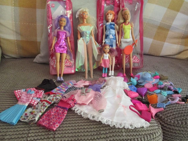 BUNDLE OF BARBIE Dolls , Clothes & Accessories £12.50 - PicClick UK