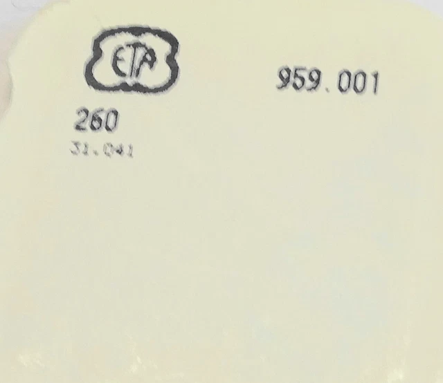 ETA Cal. 2820 - Roue d'inversion exécution 21 et 25 Rubis