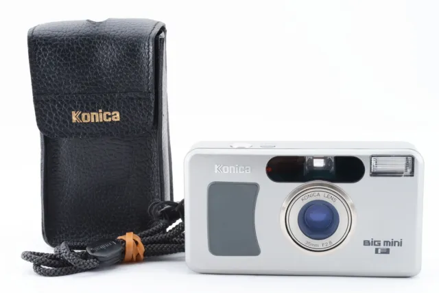 LCD Works [ MINT] KONICA Big Mini F2.8 35mm Point & Shoot Film Camera From JAPAN