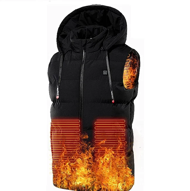 Rishaw Riscaldata Gilet per Uomini / Donne Regolabile Elettrico USB