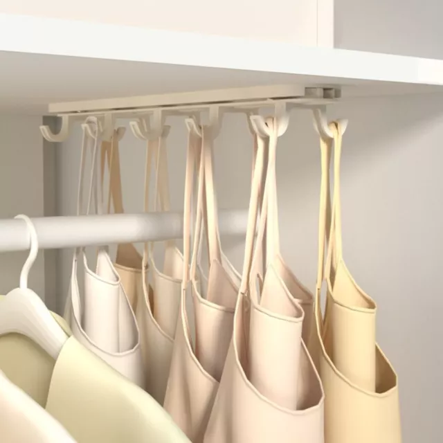 No Punching Retractable Hook Household Storage Rack Hanging Rack  Wardrobe