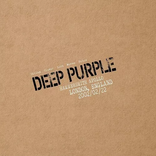 Live In London 2002 by Deep Purple (Record, 2021)