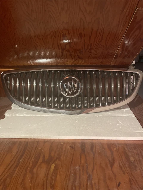 2008-2012 Buick Enclave Front Upper Grille chrome w/emblem genuine Oem nice