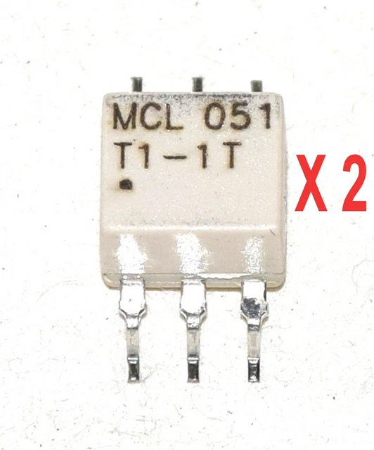 IC MCL051 Transformateur Rapport 1 1 150kHz 400MHz 50 Ohms ic-mcl051-transformateur-rapport-1-1-150khz-400mhz-50-ohms