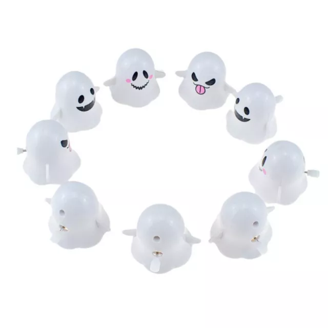 6 Pcs Ghost Figurines Wind up Toys for Toddlers Halloween Party Cute Elastic