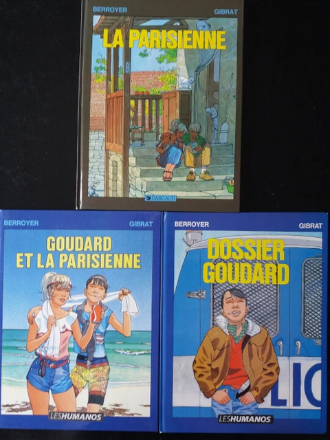 Goudard de Gibrat/Berroyer tome 1,3 et 4 chez Dargaud