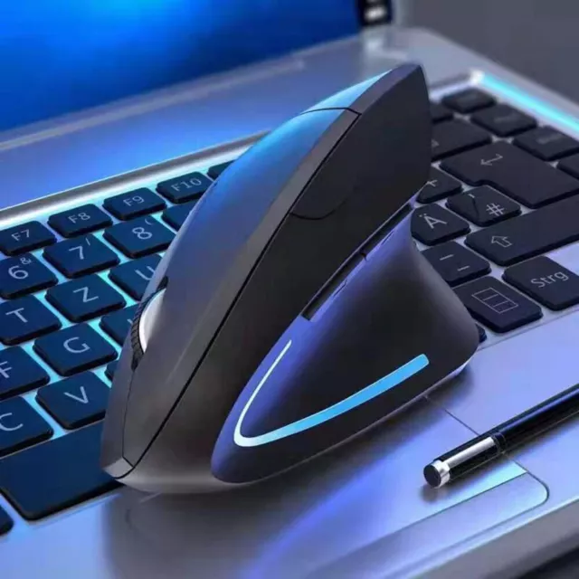 Optical Ergonomic 2.4GHz USB Wireless Vertical Mouse For Laptop PC Computer Gift