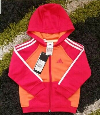 Infant Girls Adidas Track Top Age 6-9 Months UK