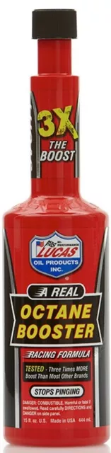 1 x Lucas Oil Octane Booster 444ml Performance Enhancer