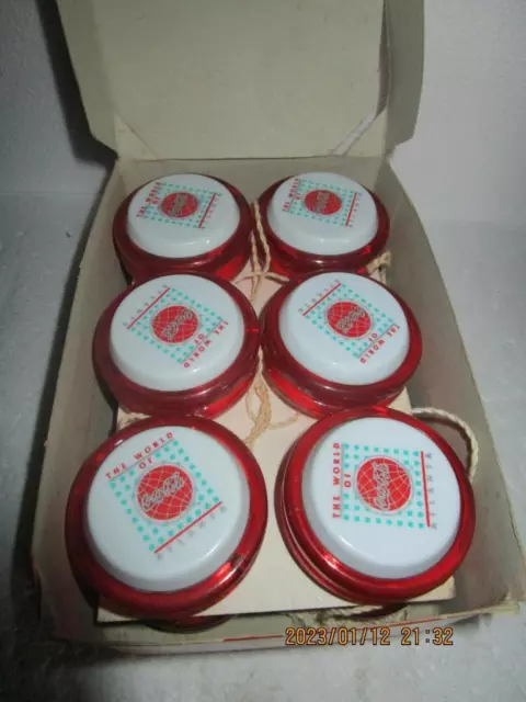 12 pieces BOX Genuine Coca-Cola Atlanta yoyo Super PHILIPPINES brand new