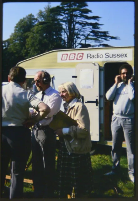 35mm Slide BBC Radio Sussex Caravan 1987 Fujichrome  FREE POST