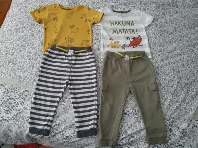 Mantaray Joggers & Lion King T Shirt 18-24 Months