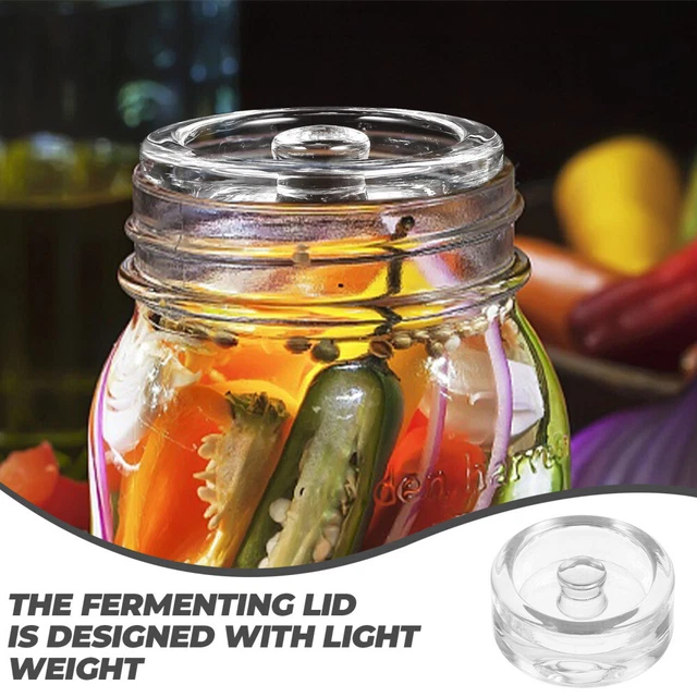 Presse Pour Bocaux Mason - Outil De Fermentation Et Pressage Légumes | Accessoire Cuisine Pratique En Plastique Durable - 4