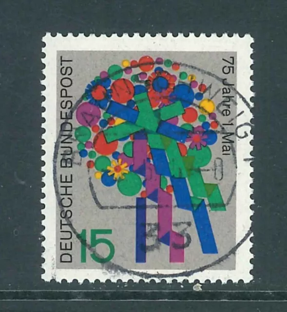 BRD / Bund Mi-Nr. 475 Vollstempel Braunschweig + Gummierung