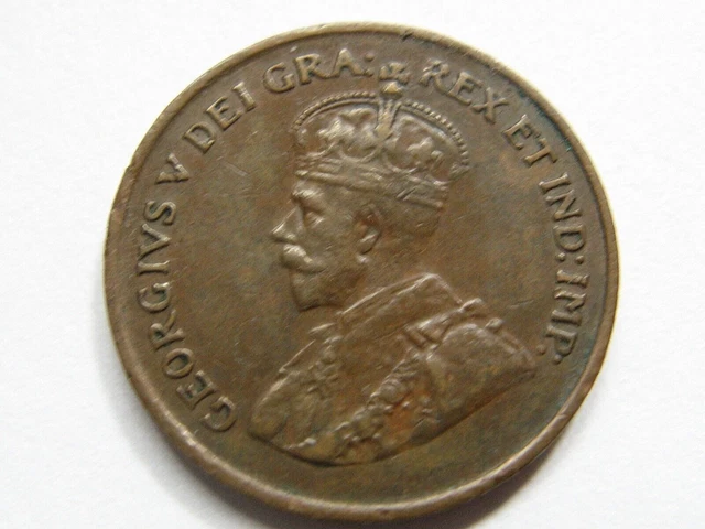 1925 Canada Small One Cent Penny 1C  Ef Xf  #376
