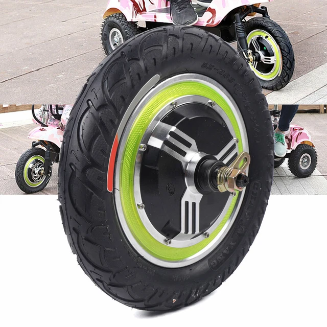 350W 48V Electric Scooter Engine Kit 12" E-Bike Hub Wheel Motor Brushless 35KM/H