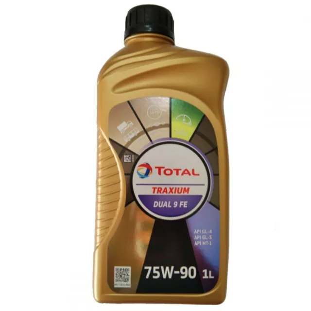 OLIO CAMBIO TOTAL TRANSMISSION DUAL 9 75W90 Lt.1 LITRO gear oil PER VOLVO 97312