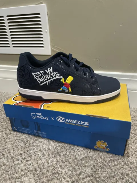Heelys Split Simpsons Mens Shoes Size 12, Color: Navy/White
