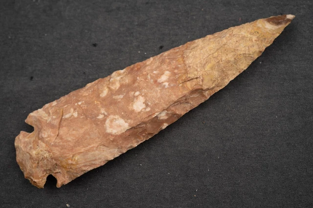 4.6" Flint Spearhead Ohio Collection Spear Point Knife Blade Arrowhead 465