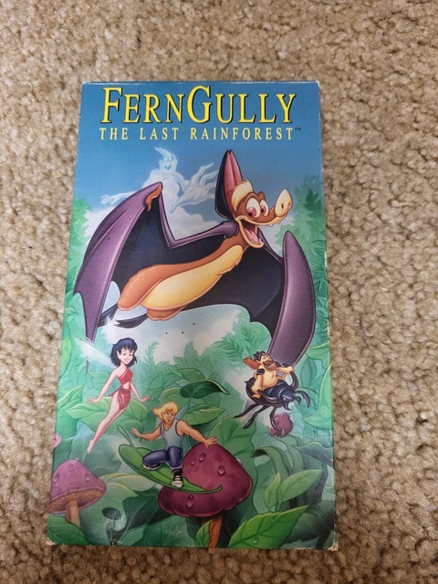 FERNGULLY THE Last Rainforest VHS 1992 Slip Case Pre Owned Good 