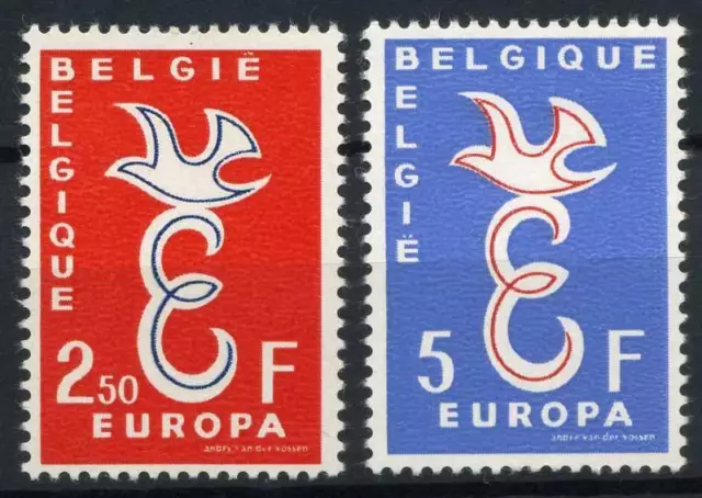 Belgique 1958 Mi. 1117-1118 Neuf ** 100% CEPT.