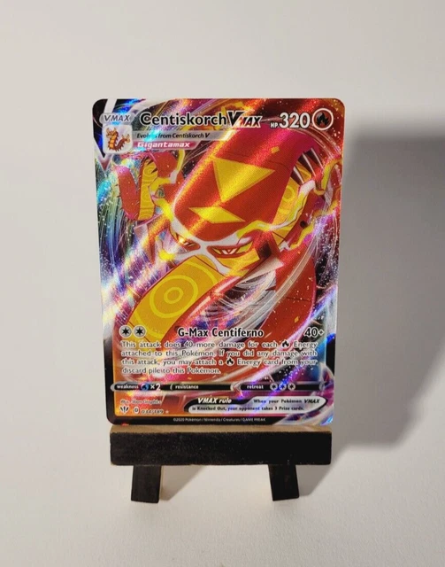 Pokemon Centiskorch V & Vmax Card Lot - Ultra Rare Cards From Darkness Ablaze Set (33/189 & 34/189) - View #10