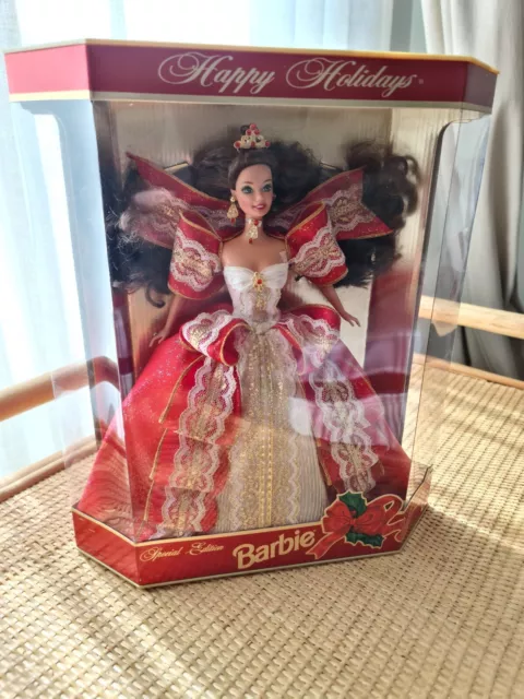 RARE Barbie Happy Holidays 1997 mistprint (erreur d'impression)