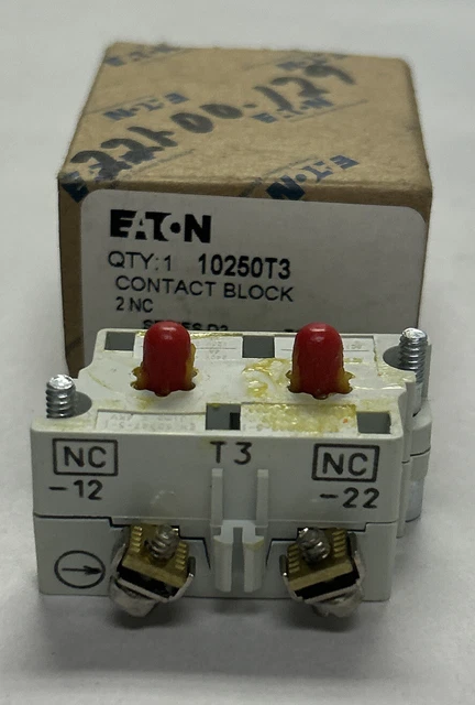 Eaton 10250T3 Contact Block New