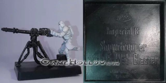 Star Wars Miniatures Champions of Force SNOWTROOPER E-WEB BLASTER PROMO #51