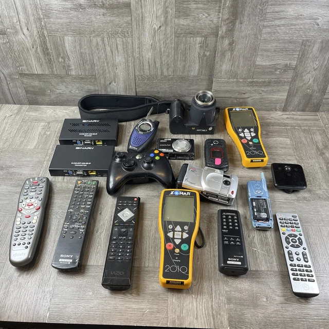 Wholesale Mixed Electronics Lot of 17 Cameras, Tablets, remotes Untested