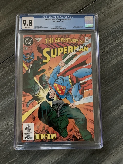 Adventures Of Superman #497 (Dec 1992, Dc Comics) Cgc 9.8 Doomsday