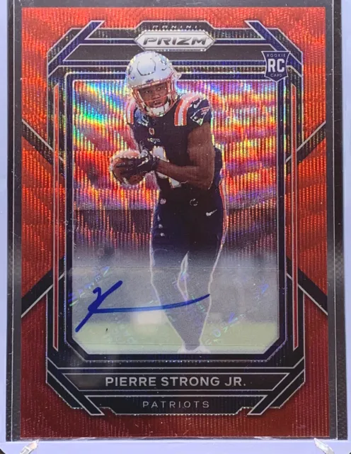 2022 Panini Prizm Auto Shimmer Rookies New England Patriot Fans Of The Game Set