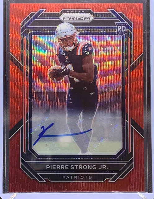 2022 Panini Prizm Auto Shimmer Rookies New England Patriot Fans Of The Game Set