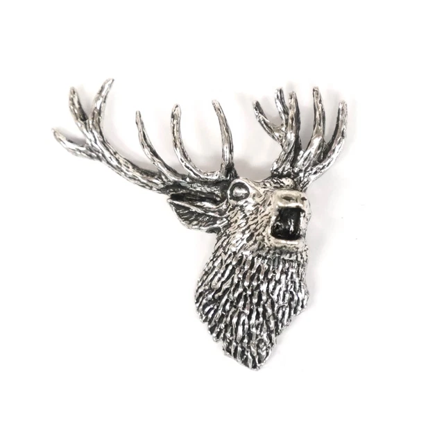 Röhrender Ciervo Pin de Solapa Agujón Decoración Nadel Pin Sombrero Regalo