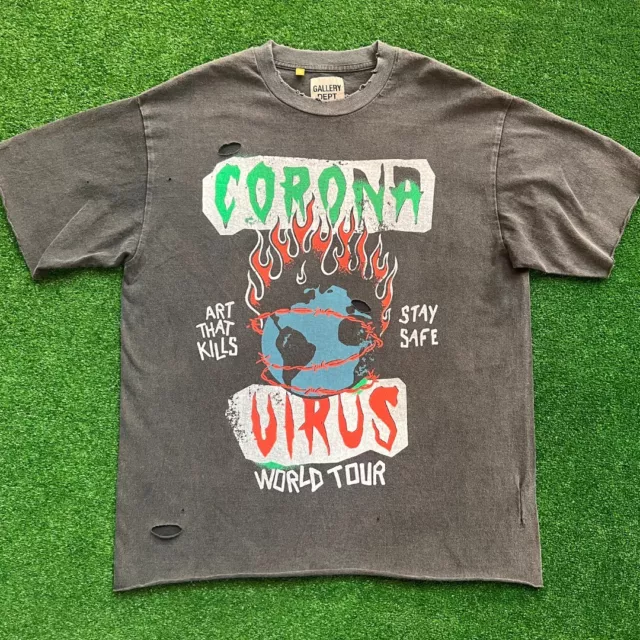 Gallery Dept. ATK Corona Tour T-shirt Black NWOT Medium