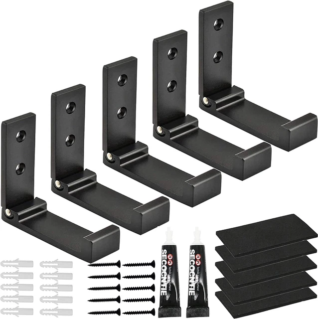 Folding Coat Hooks, Foldable Wall Hooks for Hanging Aluminum