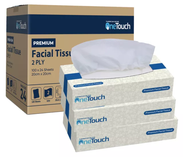 Extra Soft White Tissue Facial Tissue Boxed Tissue and Ideal for sensitive skin