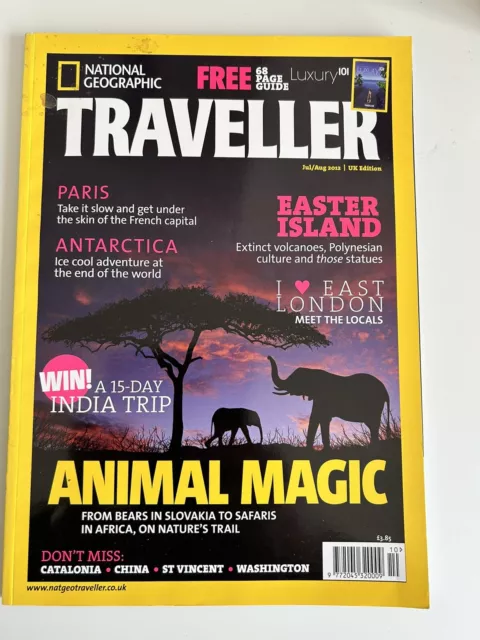 National Geographic Traveller Magazine Animal Magic July/August 2017