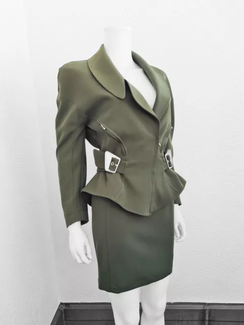 New Fantastic Original Thierry Mugler Couture Skirt Suit