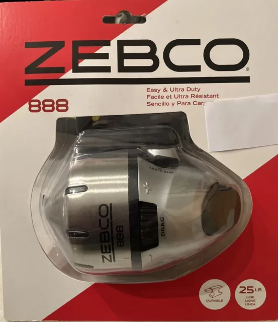 ZEBCO PRO STAFF 888 Made in USA Spincast Reel Tested $35.99 - PicClick