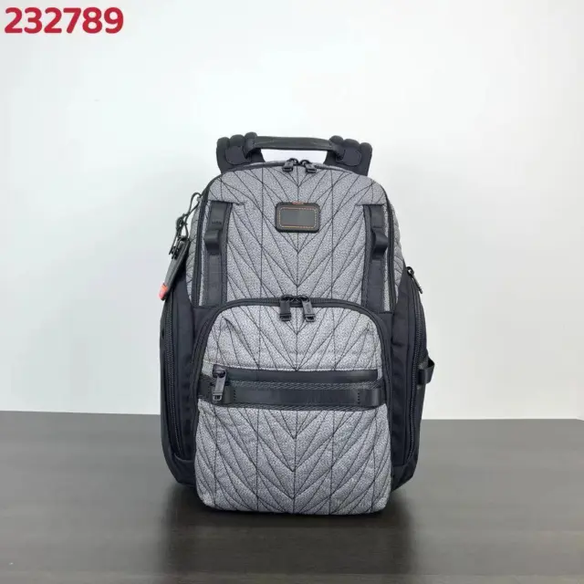 TUMI ALPHA BRAVO "Search" 232789 Backpack Light Gray Knit F/S Outlet products