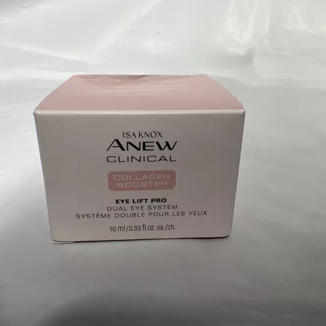 Avon Isa Knox Anew Clinical Collagen Booster Eye Lift Pro Dual Eye System- New