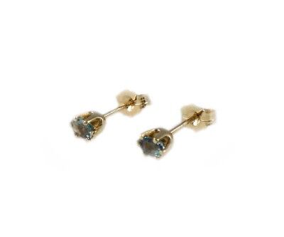Alexandrite Gold Earrings ½ct Antique Color-Change Genuine Natural Russian 14kt 3