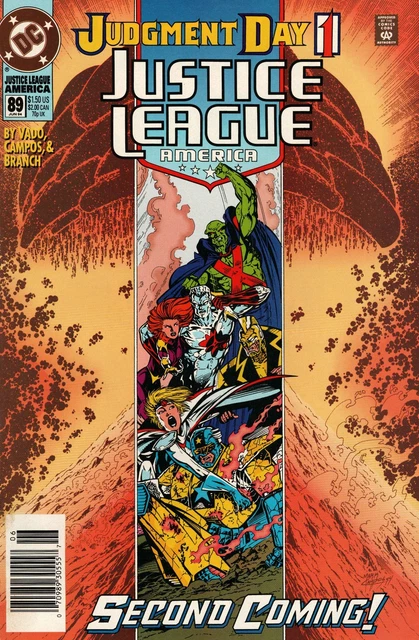 Justice League America #89 Newsstand (1989-1996) DC