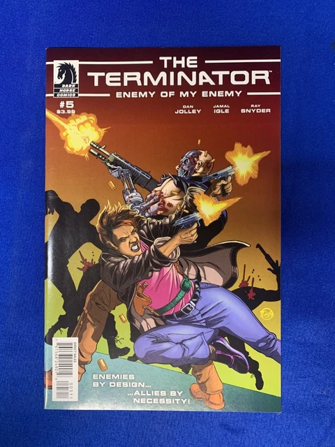 2014 Dark Horse Comics Terminator Enemy of My Enemy #5 Comic Mylar Bag and Board