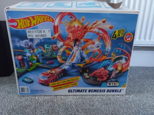 Hot Wheels Ultimate Nemesis Bundle City Track Set Complete VGC