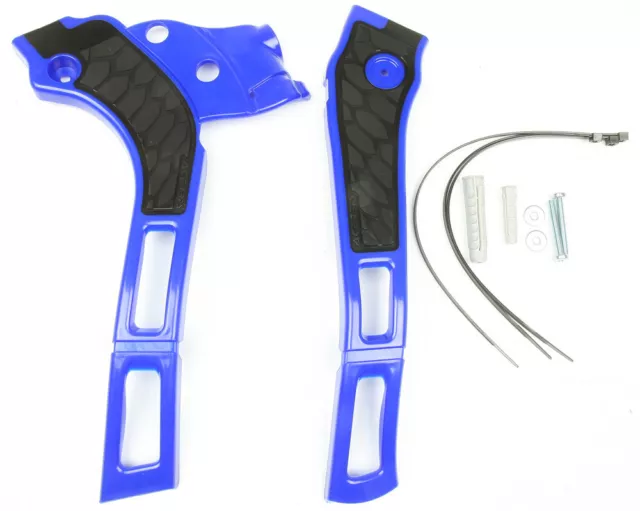 Acerbis [2464741034] X-Grip Frame Guards Blue/Black