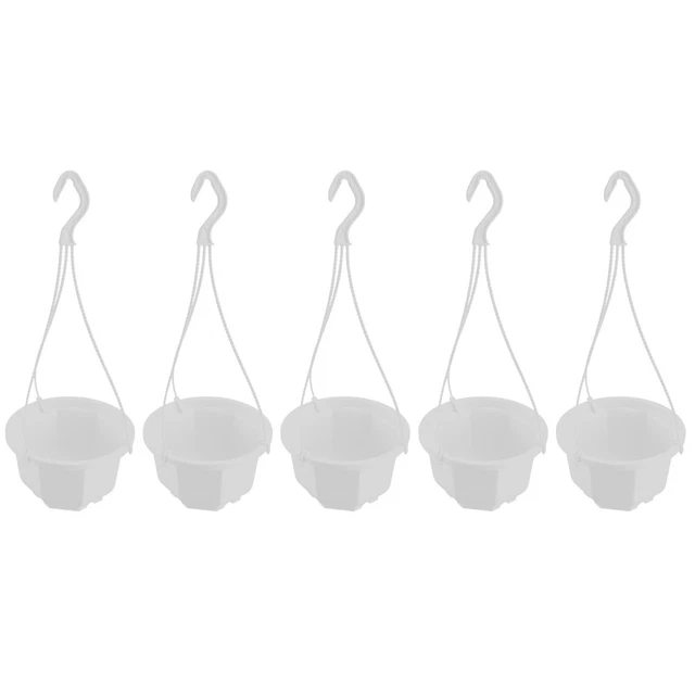 5Pcs Wand Anlage Halter Blumentopf Vase Hängen Pflanzer Korb Ausgangs Topf